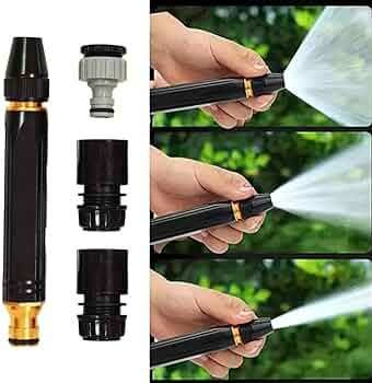 High- Pressure Water Spray Nozzle for Car Garden Lawn Wash Hose Pipe Nozzle