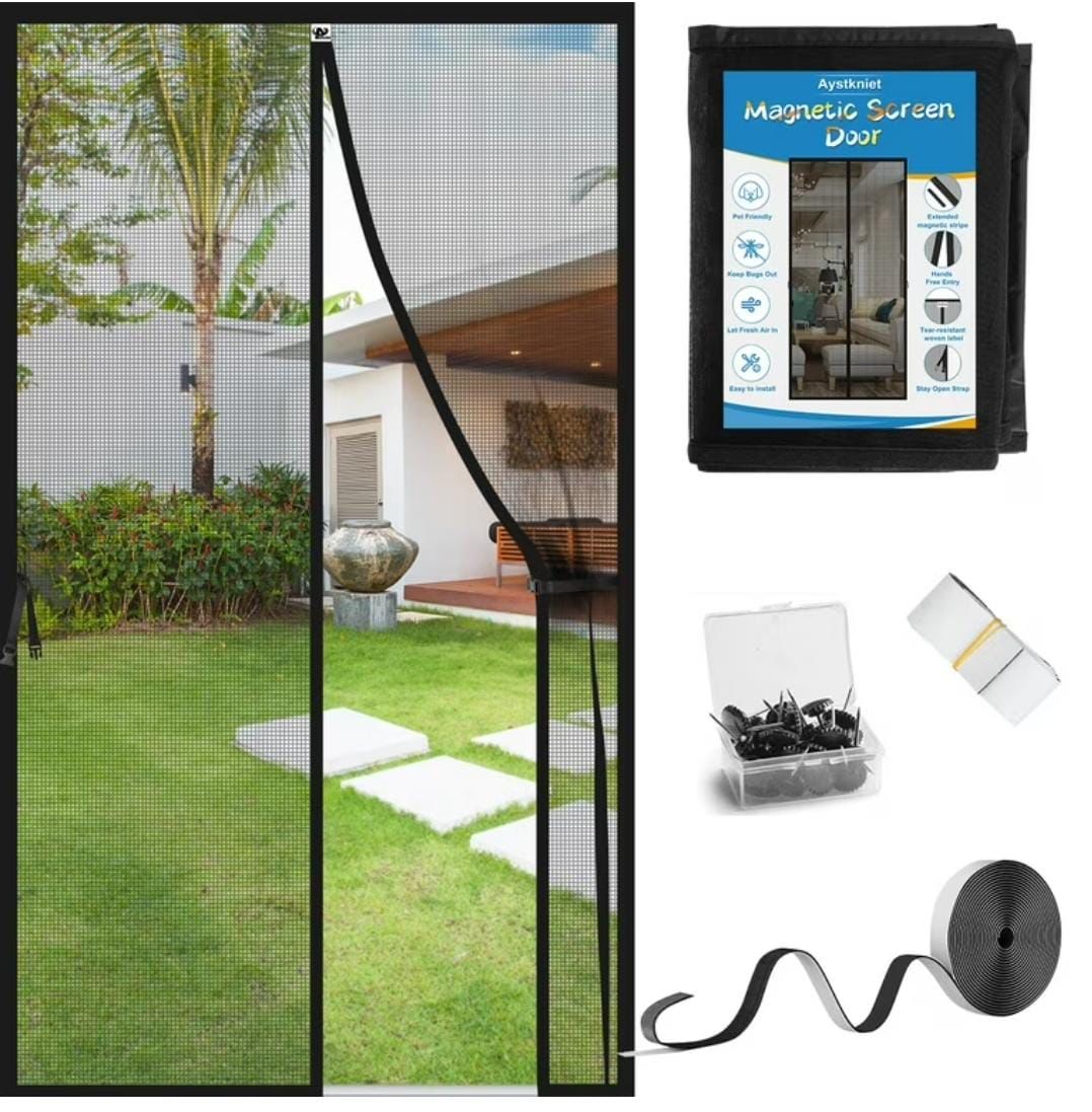Magic Mesh Magnetic Screen door 