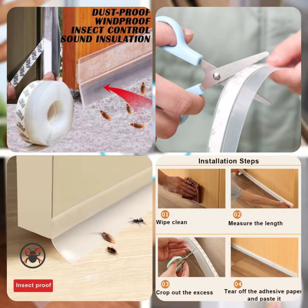 *Door Sealing Tape Wind Break Insect Control* 